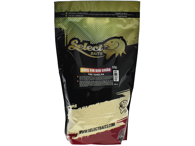 Griș fin din grâu Select Baits Fine Semolina, 1kg