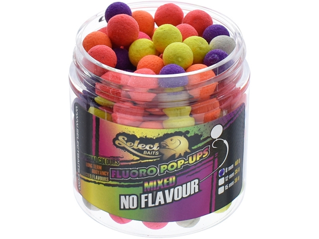 Micro pop-up Select Baits Mixed Fluoro, No Flavour, 8mm/40g