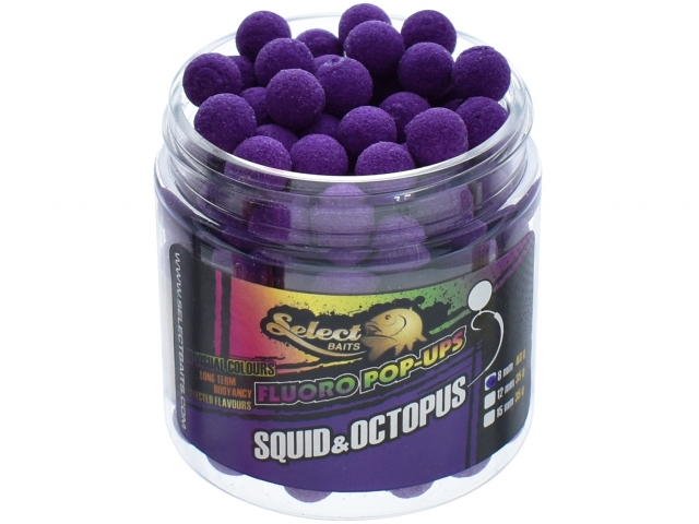 Micro pop-up Select Baits Fluoro, Squid&Octopus, 8mm/40g