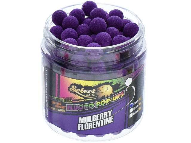 Micro pop-up Select Baits Fluoro, Mulberry Florentine, 8mm/40g