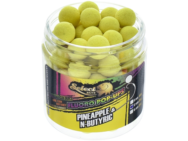 Pop-up Select Baits Fluoro, Pineapple&N-Butyric, 12mm/35g