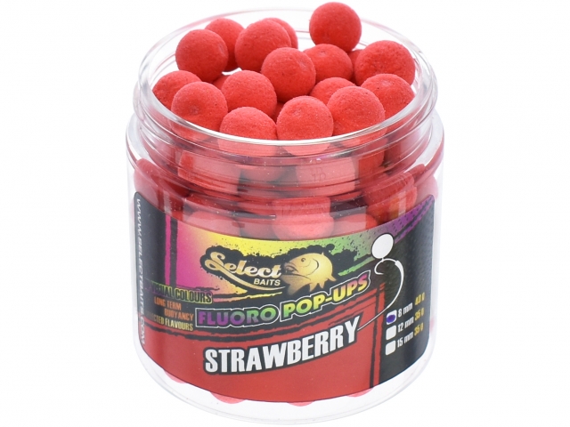 Micro pop-up Select Baits Fluoro, Strawberry, 8mm/40g