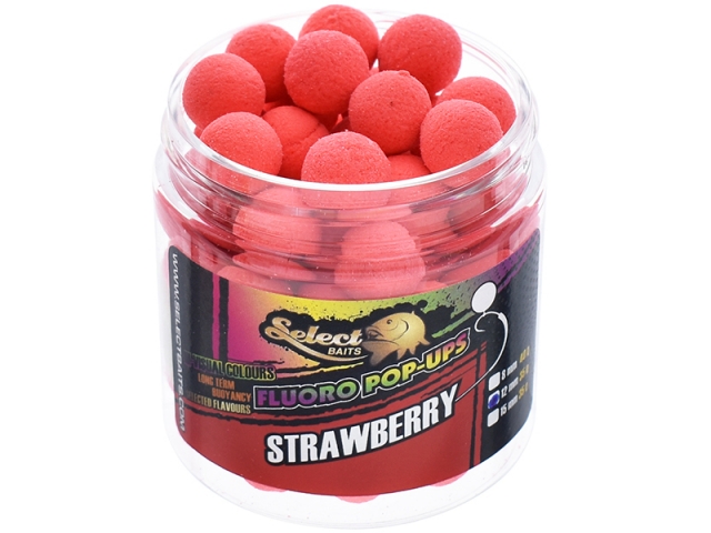 Pop-up Select Baits Fluoro, Strawberry, 15mm/35g