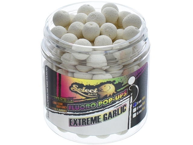 Micro pop-up Select Baits Fluoro, Extreme Garlic, 8mm/40g