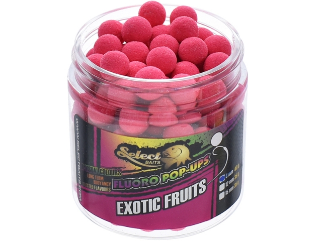 Micro pop-up Select Baits Fluoro, Exotic Fruits, 8mm/40g