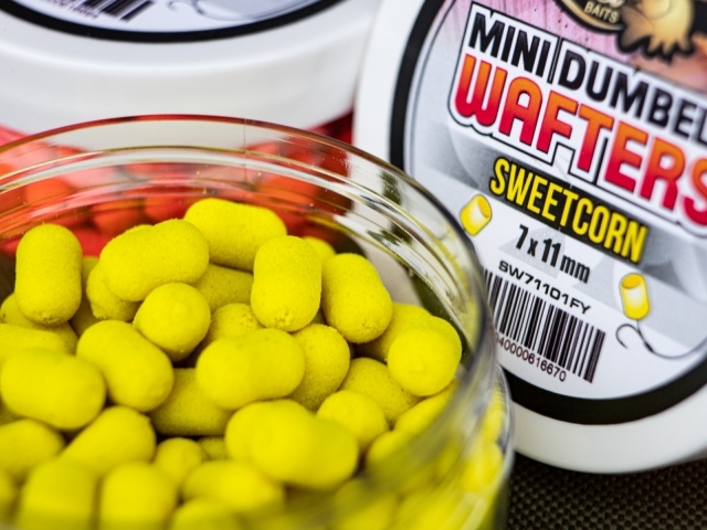 Mini dumbells critic echilibrate Select Baits Wafters, Sweetcorn, 7-11mm/45g