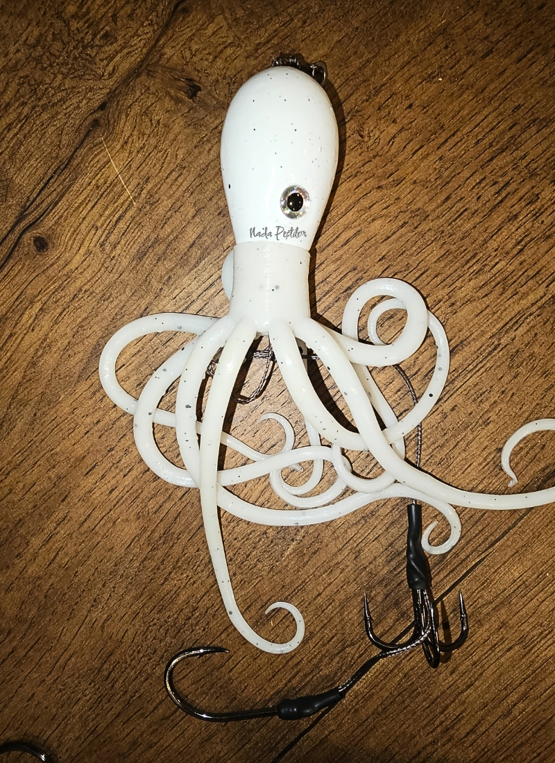 Teaser Țicu Fishing Octopus M2, 200g, Alb