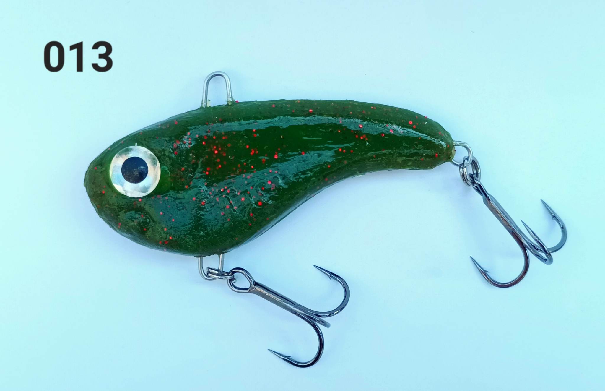 Cicadă Țicu Fishing 6cm 22g Motor Oil Red Glitter