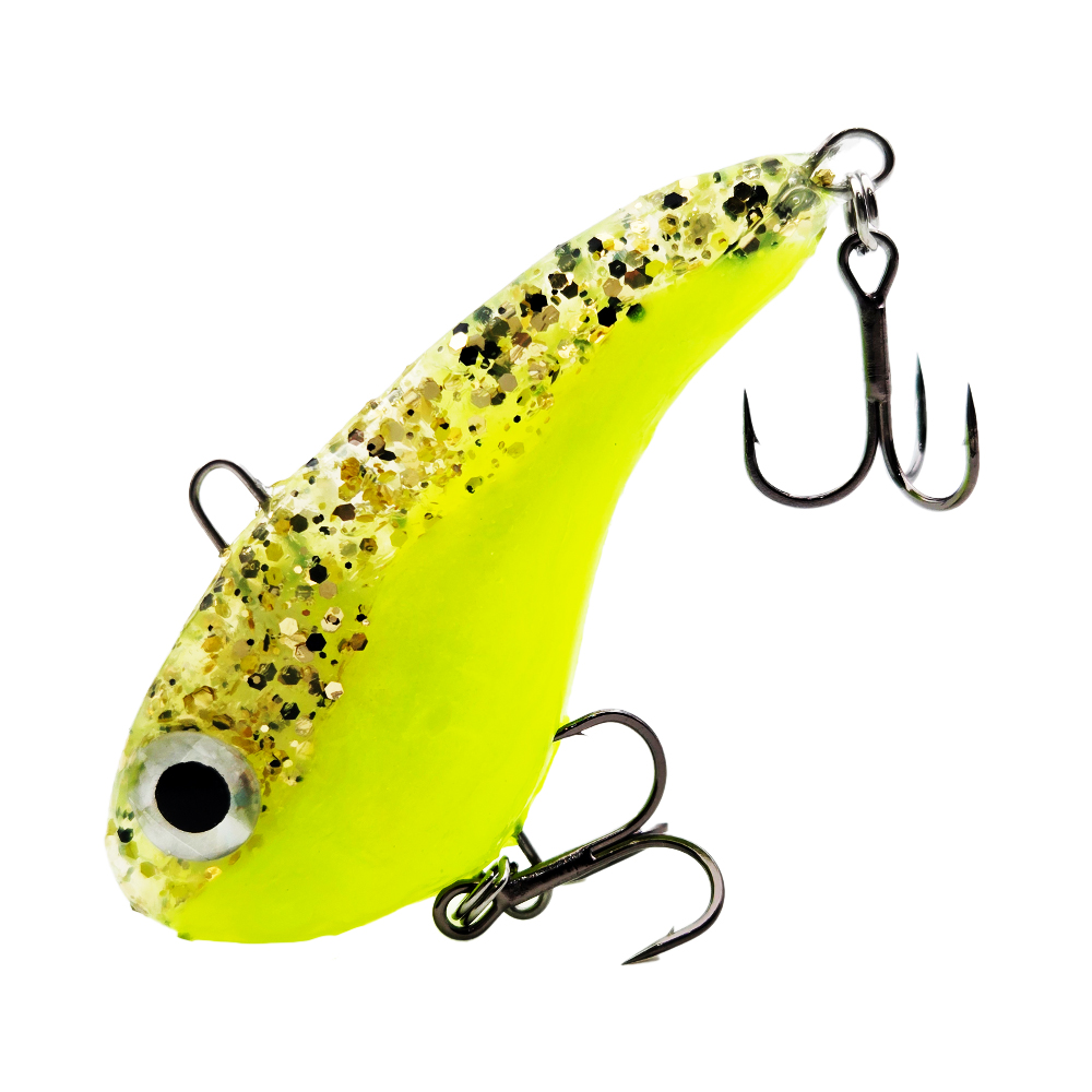 Cicadă Țicu Fishing 4cm 10g Yellow Pearl-Gold Glitter