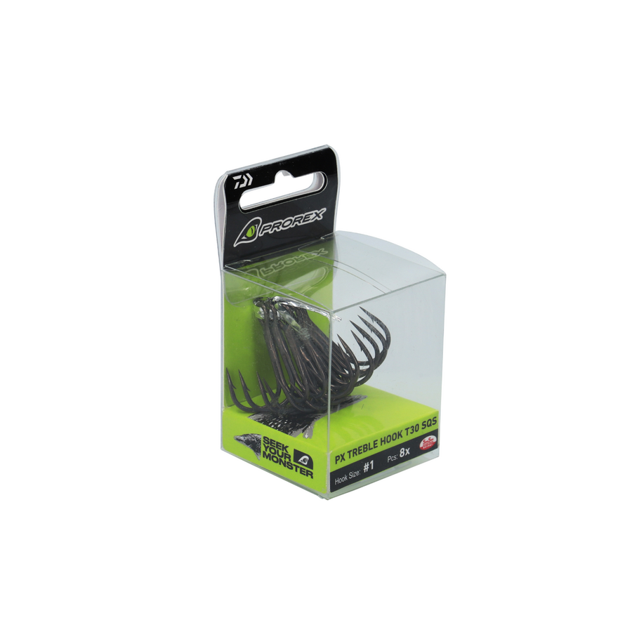 Ancore Daiwa Prorex PX Treble Hook T30 SqS, #2, 8buc/plic