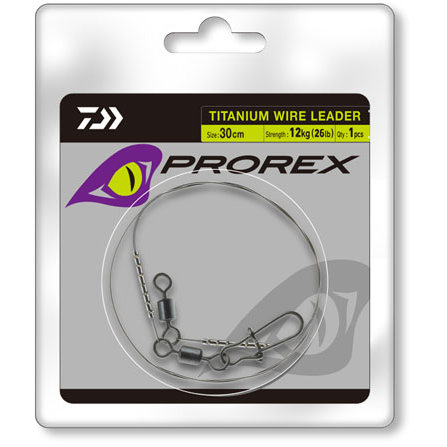 Strună Daiwa Prorex Titanium, 30cm/12kg