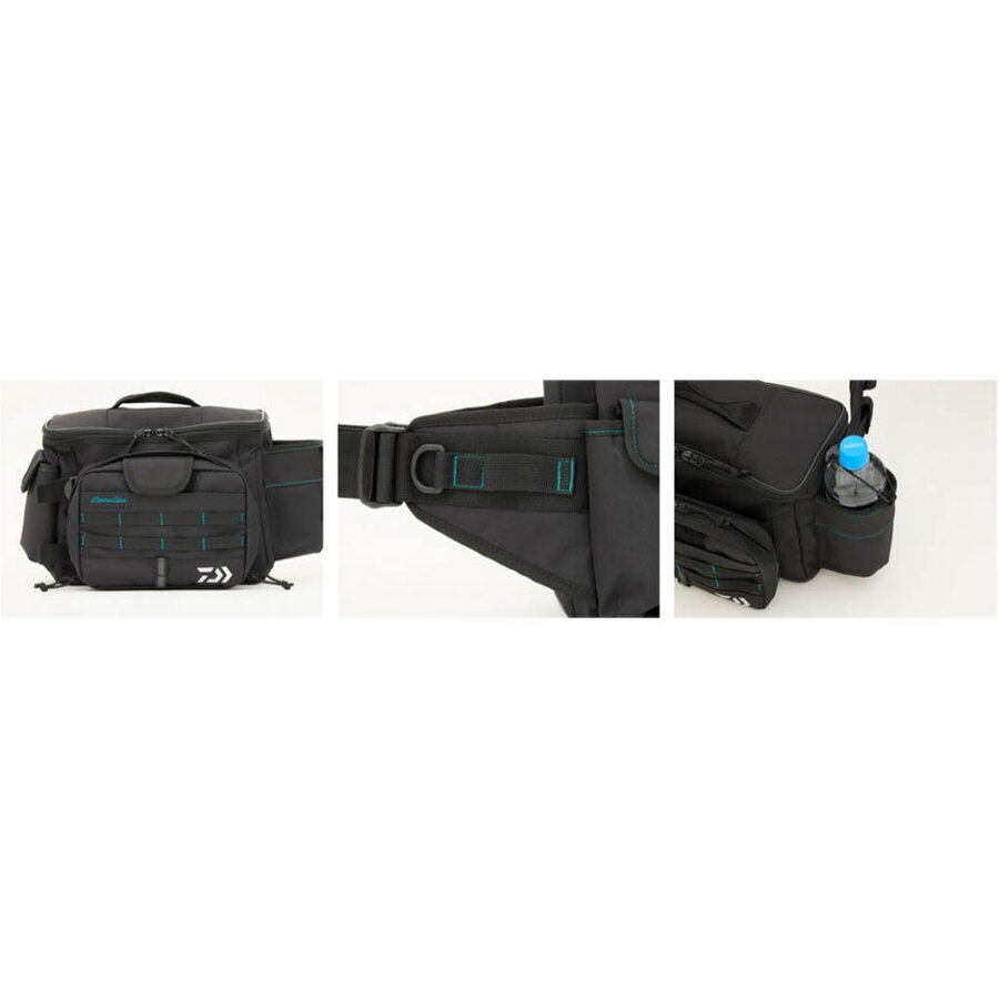 Borsetă Daiwa Emeraldas Hip Bag (E), 13x30x23 cm, Green