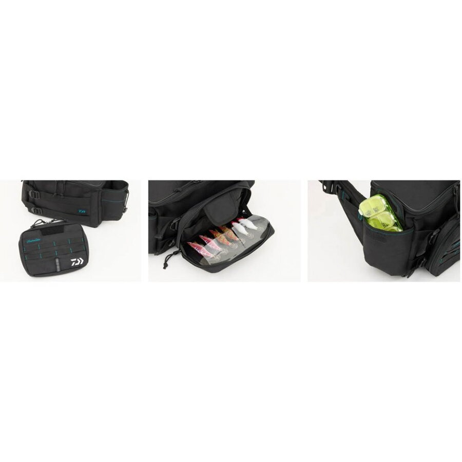 Borsetă Daiwa Emeraldas Hip Bag (E), 13x30x23 cm, Green