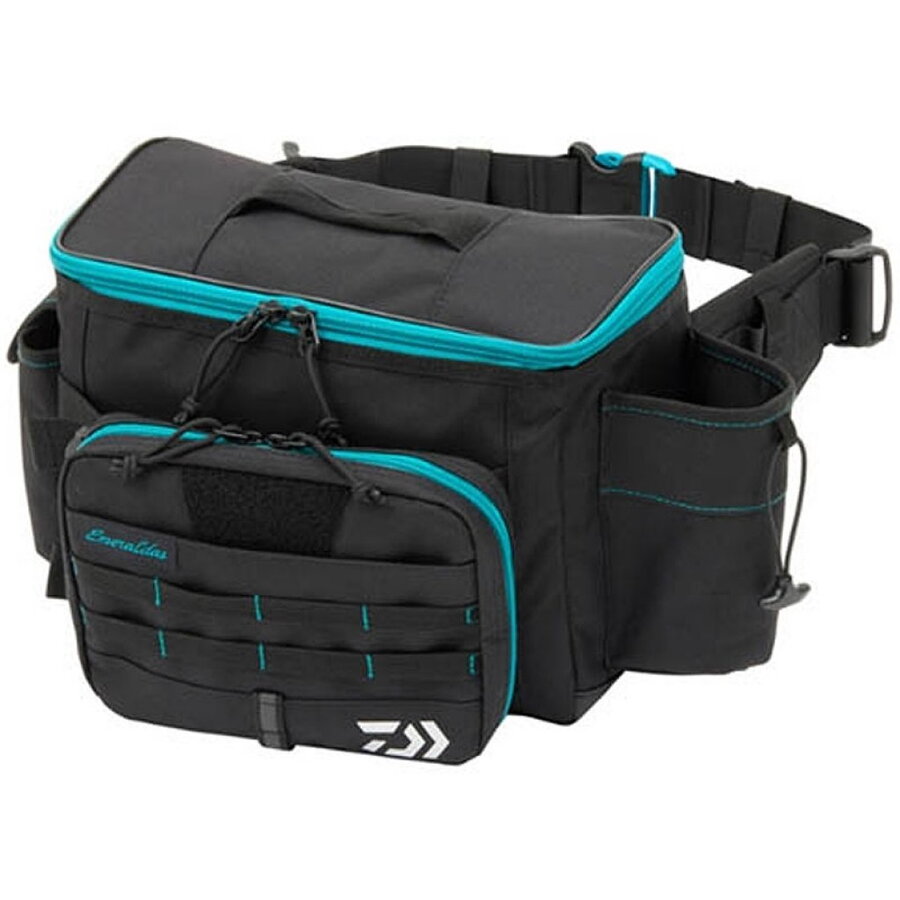 Borsetă Daiwa Emeraldas Hip Bag (E), 13x30x23 cm, Green