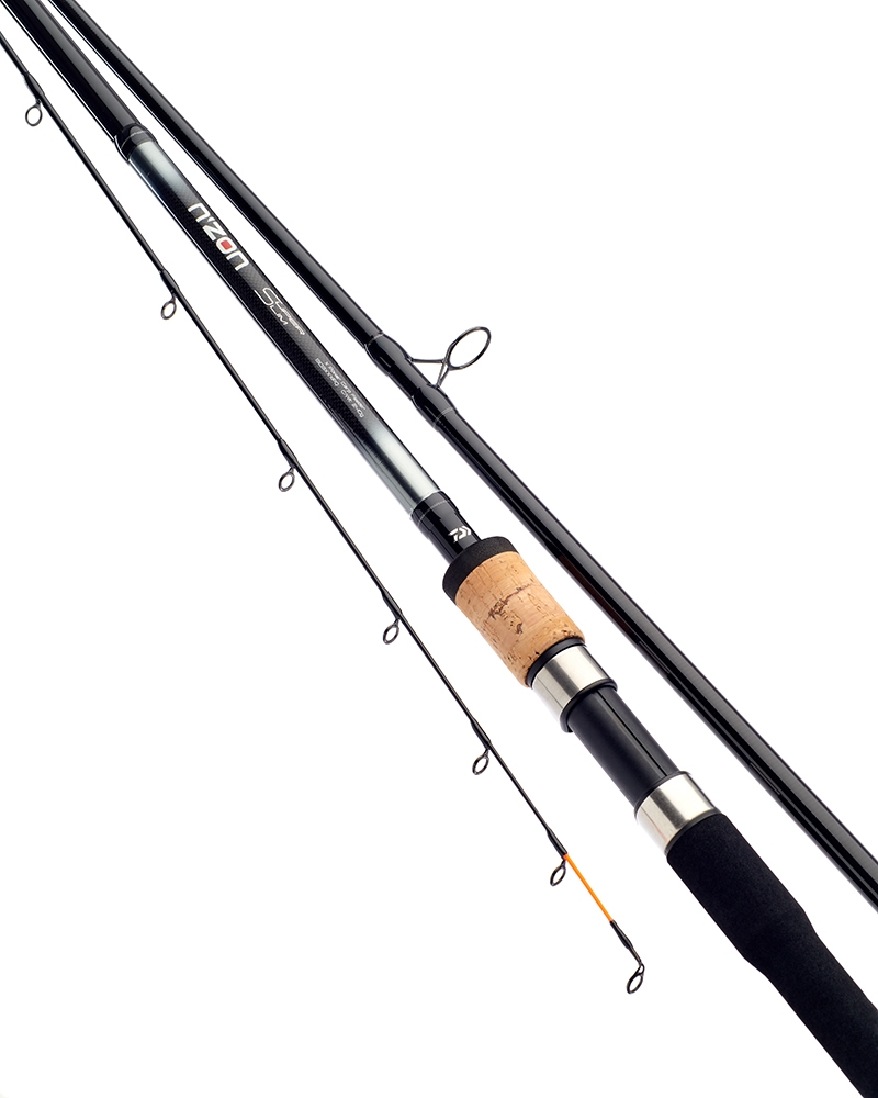 Lansetă Daiwa NZon Super Slim Feeder, 3.66m/90g, 2+2buc