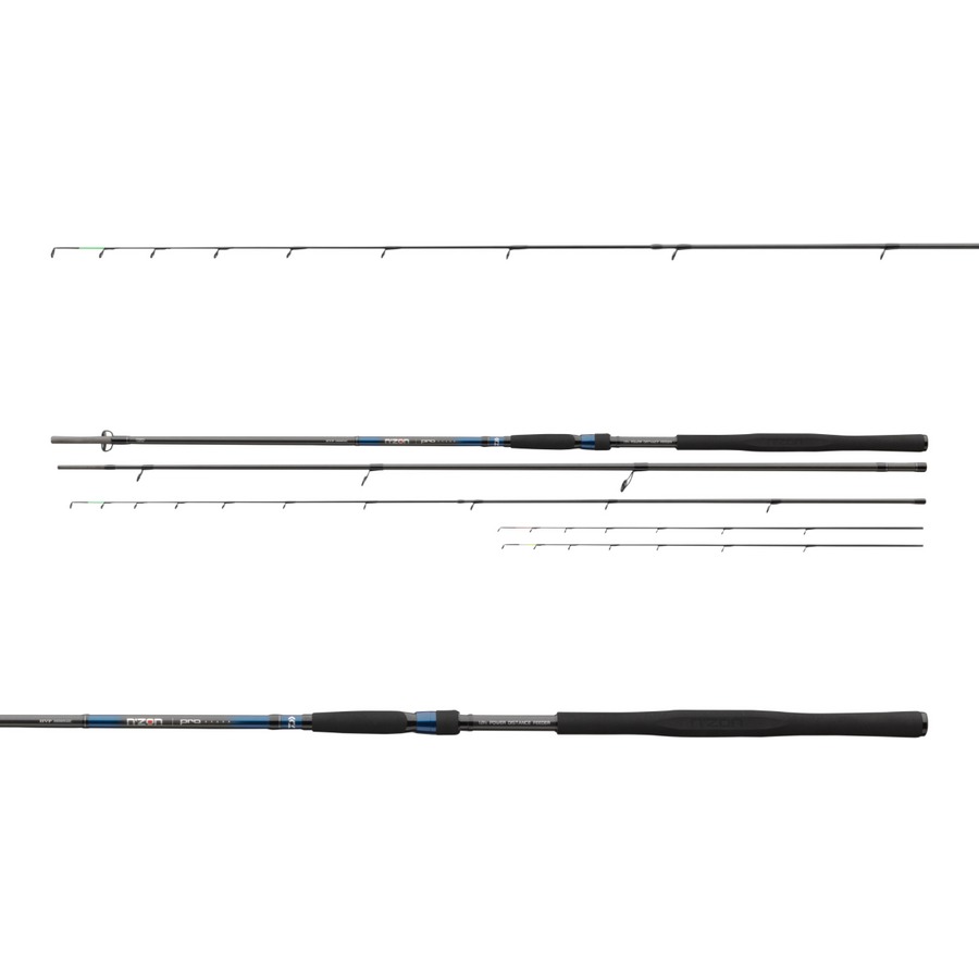 Lansetă Daiwa N'Zon Pro Staff Power Feeder, 3.05m/60g, 2+3buc