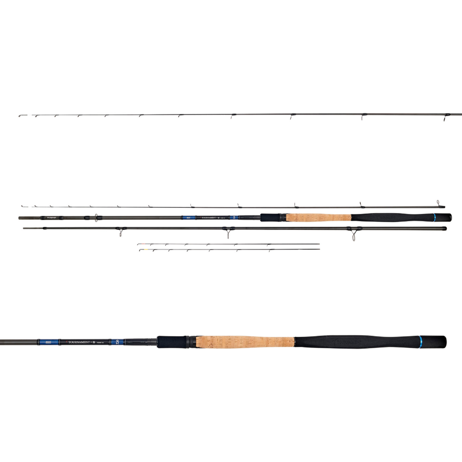 Lansetă Daiwa Tournament S Feeder, 3.90m/120g, 3buc