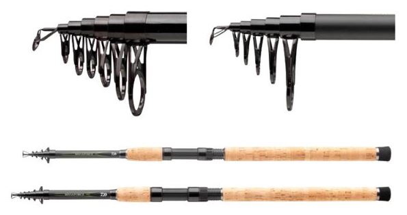 Lansetă telescopică Daiwa Megaforce Tele, 2.40m/10-40g