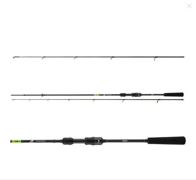 Lansetă Daiwa Prorex X Light Spin, 2.05m/3-10g, 2buc