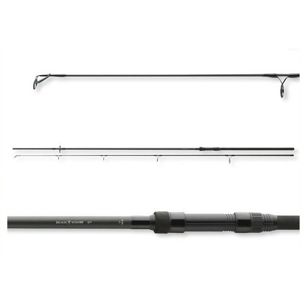 Lansetă Daiwa Black Widow Carp, 3.90m/3.75lbs, 2buc