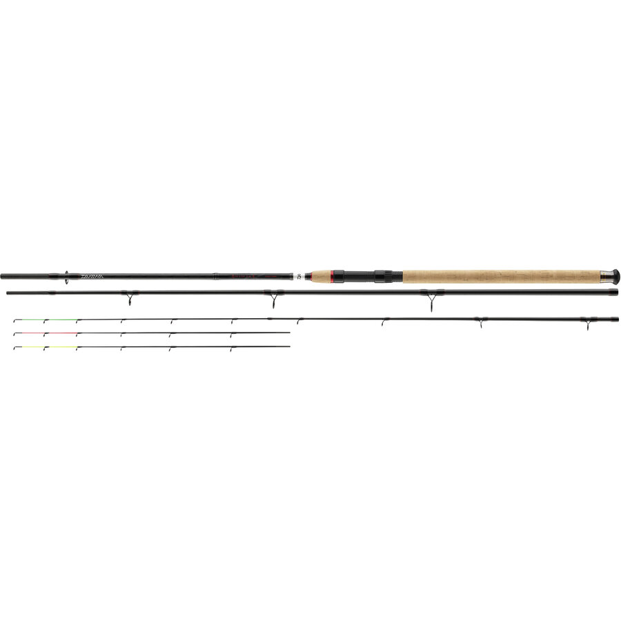 Lansetă Daiwa Ninja X Feeder, 3.60m/120g, 3+3buc