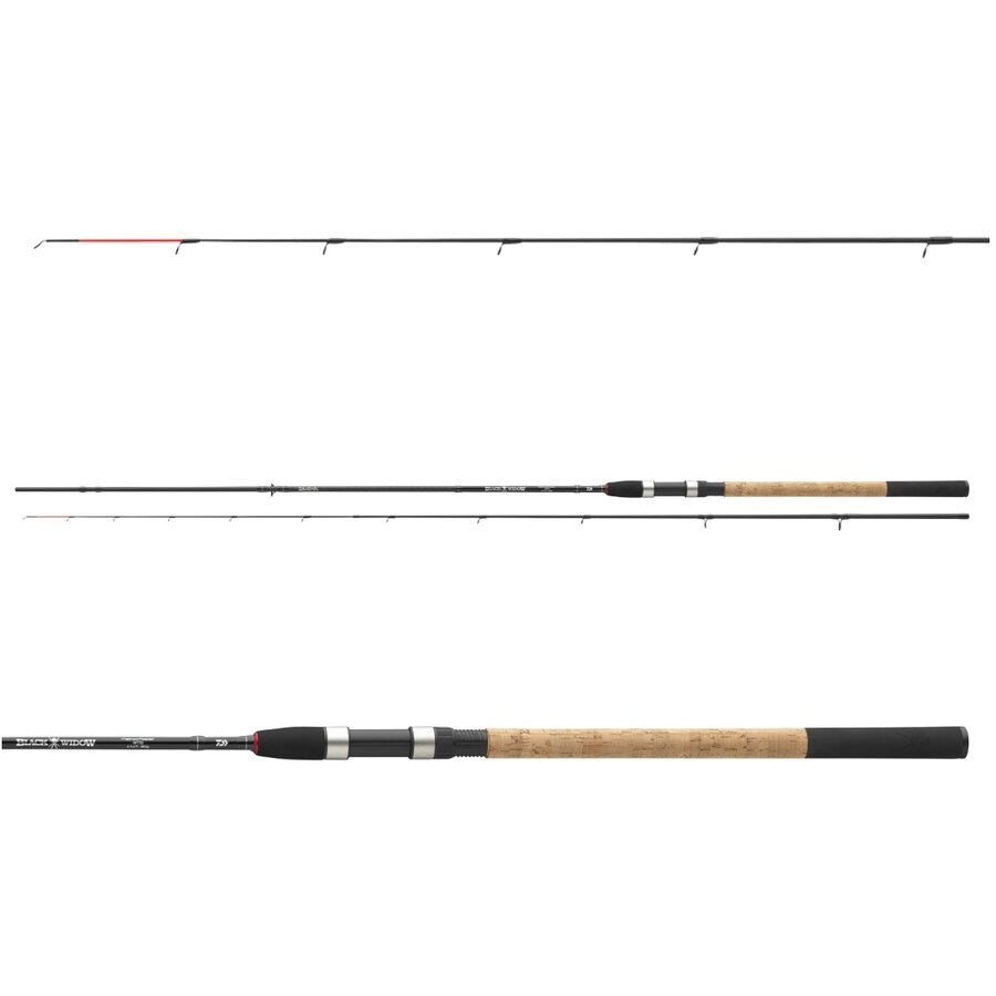 Lansetă Daiwa Black Widow Method Feeder, 2.70m/80g, 2+2buc