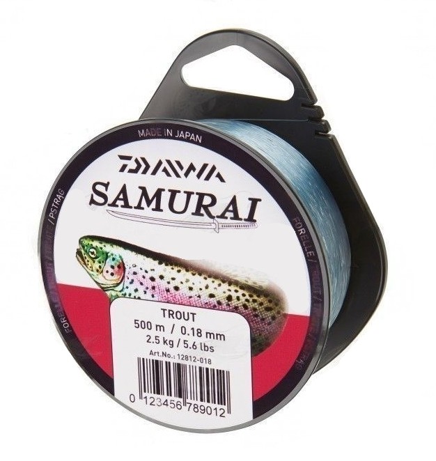 Fir monofilament Daiwa Samurai Trout, Transparent, 0.20mm/3.10kg/500m