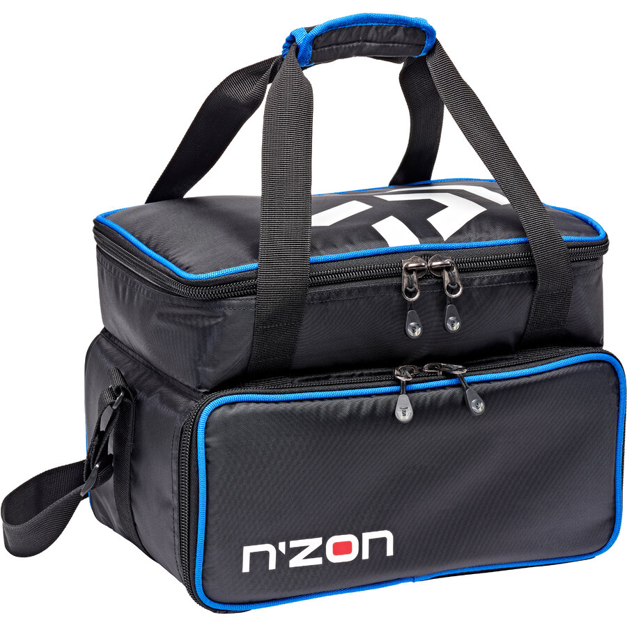 Geantă + 3 cutii Daiwa NZon Feeder Tackle, 38x24x28cm