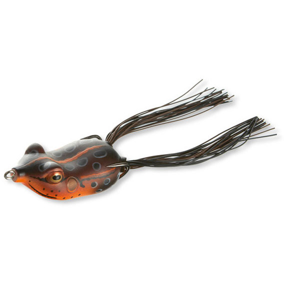 Nălucă soft Daiwa D-Frog, Maro, 6cm/17g