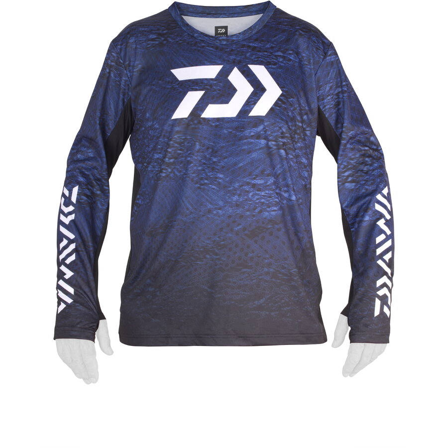 Bluză Daiwa D-Vec LS, Navy, Small