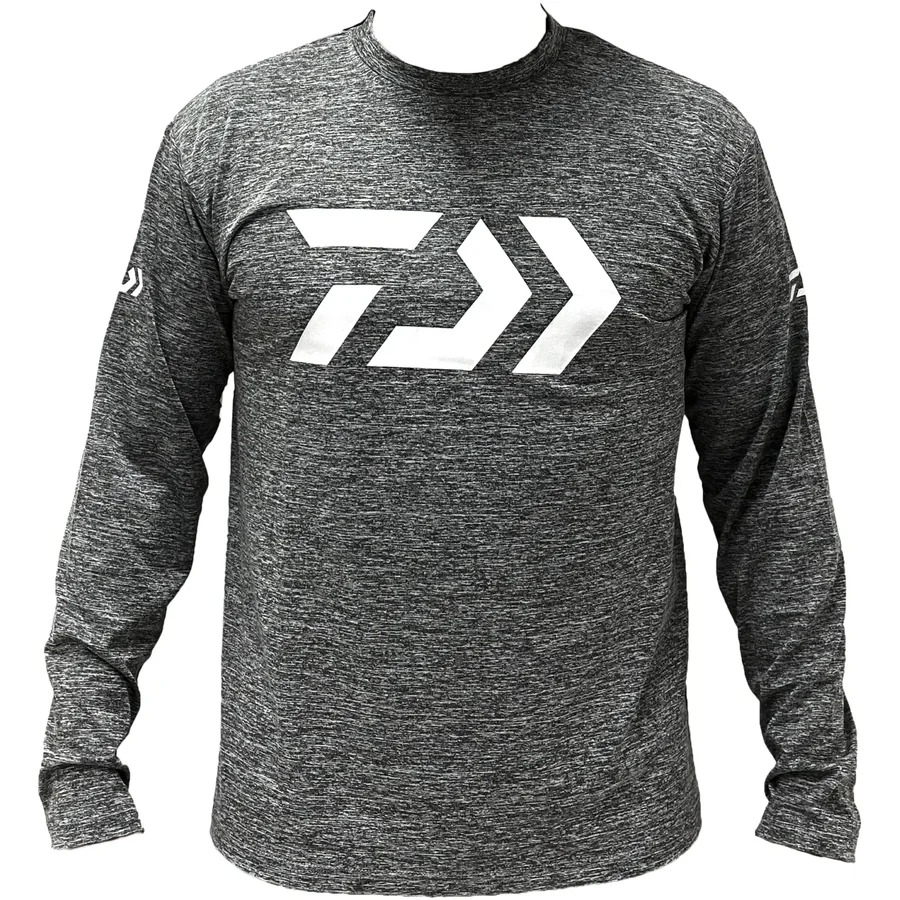 Bluză Tehnică Daiwa Shirt Long S 30, 2X-Large, Dark Gray