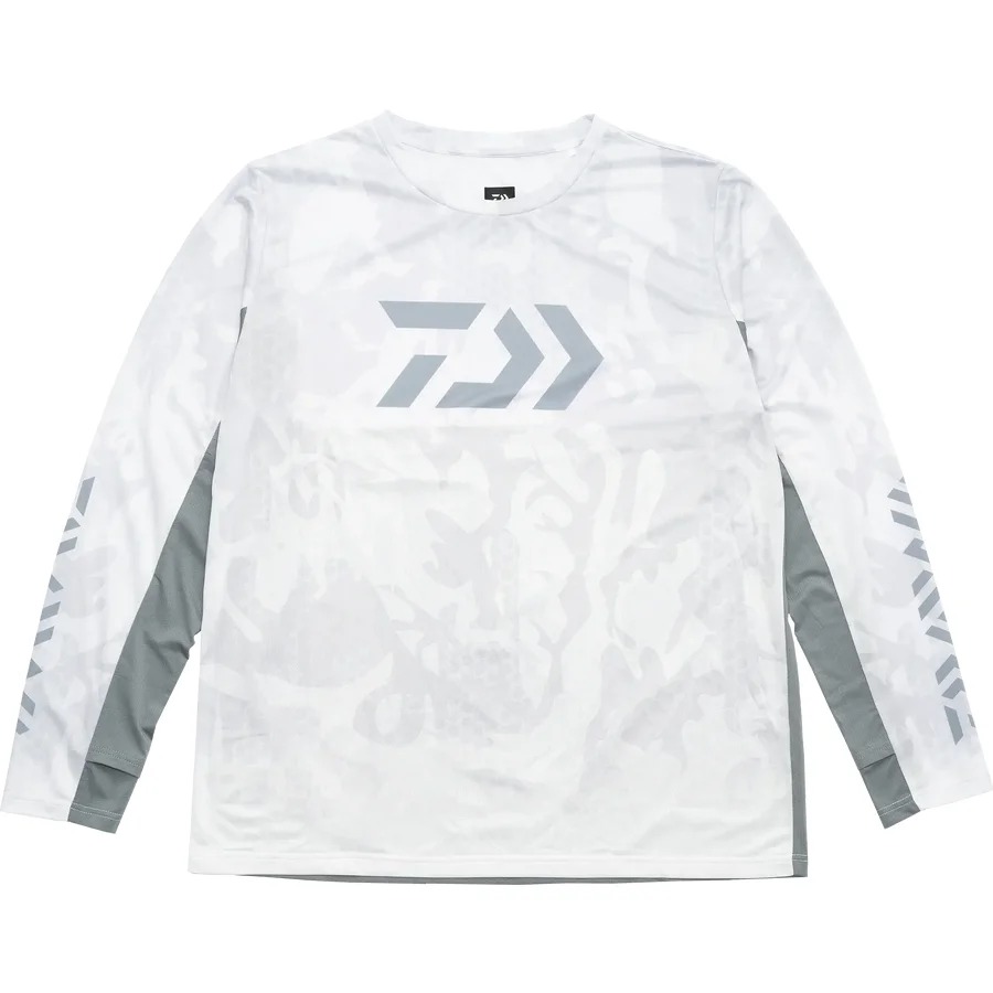 Bluză Tehnică Daiwa Hex Jersey Shirt LS 3012E, Large, White