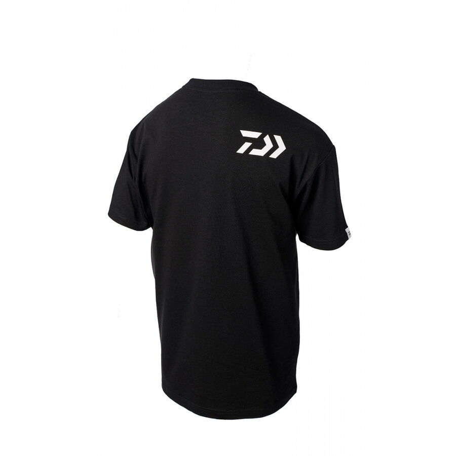 Tricou Daiwa Angler, Black&White, 2X-Large