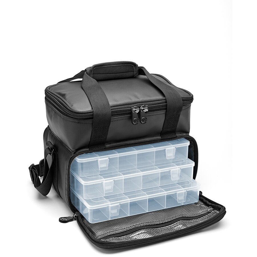 Geantă + 3 cutii Daiwa Tournament Pro Feeder Carryall, Large, 37x27x23cm