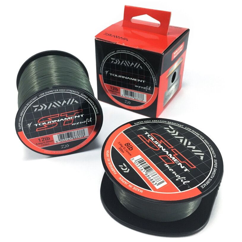 Fir monofilament Daiwa Tournament ST, Gri, 0.30mm/5.44kg/1325m