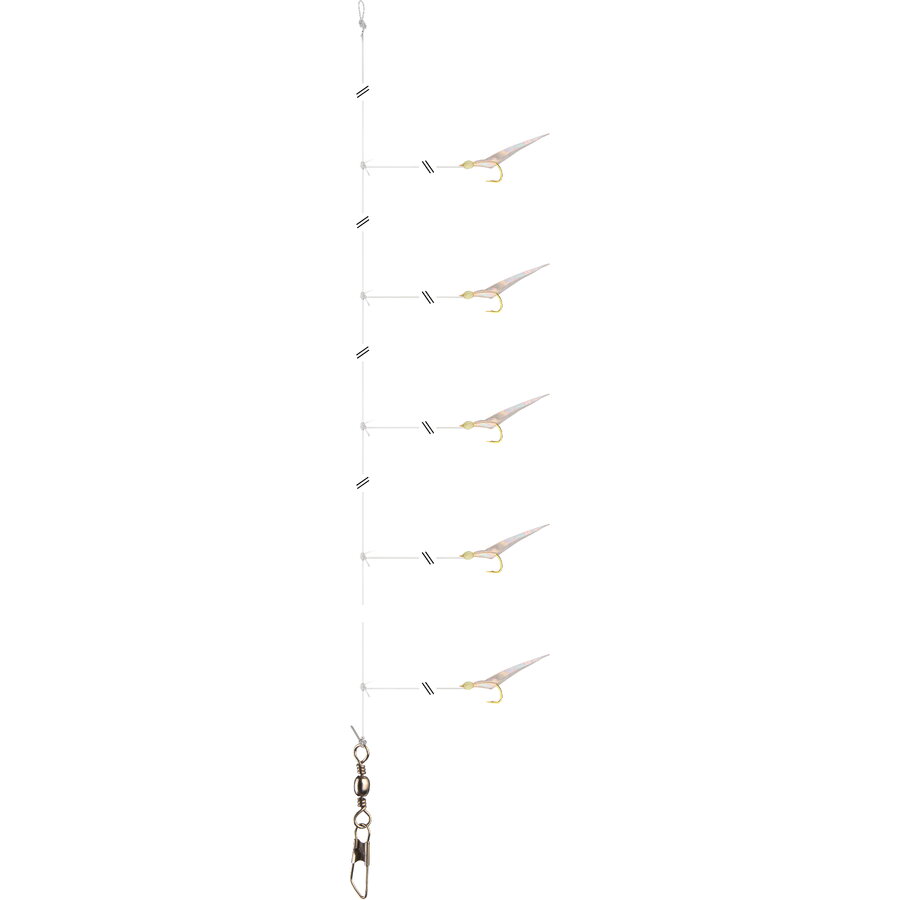 Țaparină Daiwa Grand Wave Herring, Glow, Nr.10/135cm
