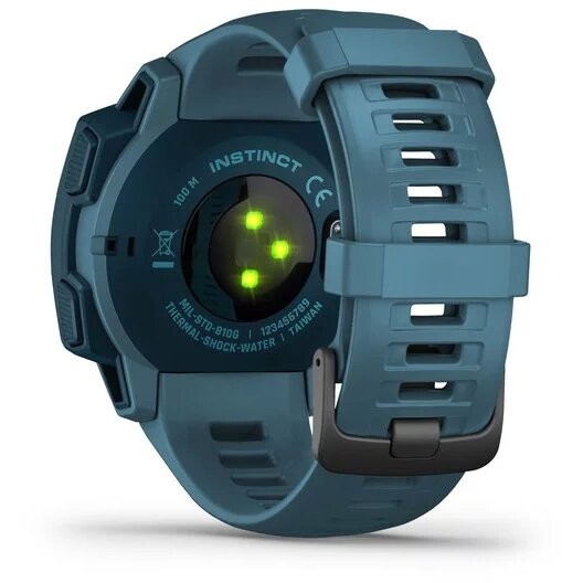 Ceas Garmin Instinct Graphite GPS, Lakeside Blue