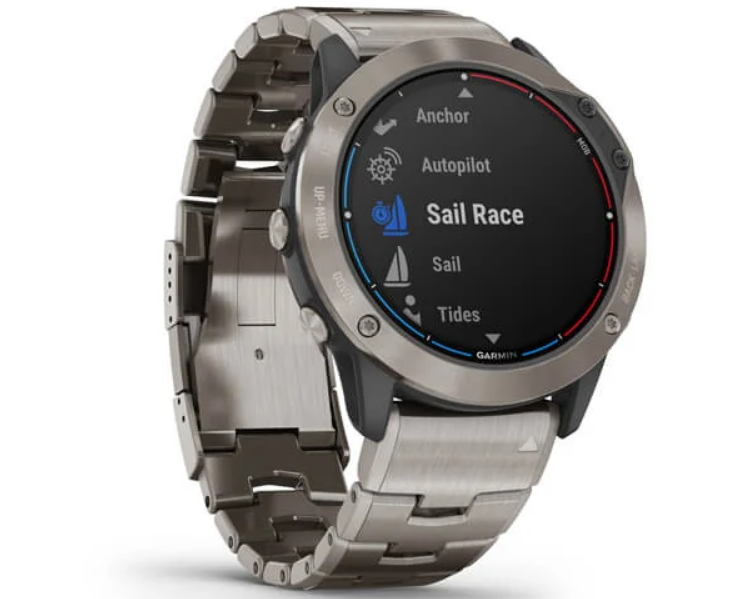 Ceas Garmin Quatix 6X Solar Titanium, 51mm