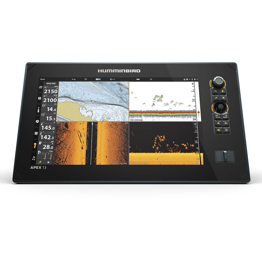 Sonar Humminbird Apex 13 Mega SI+ Chartplotter DI+ Chirp 2D W/O