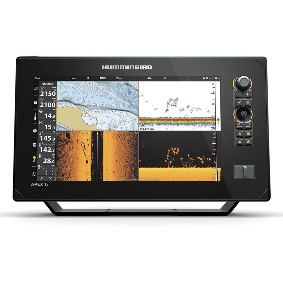 Sonar Humminbird Apex 13 Mega SI+ Chartplotter DI+ Chirp 2D W/O