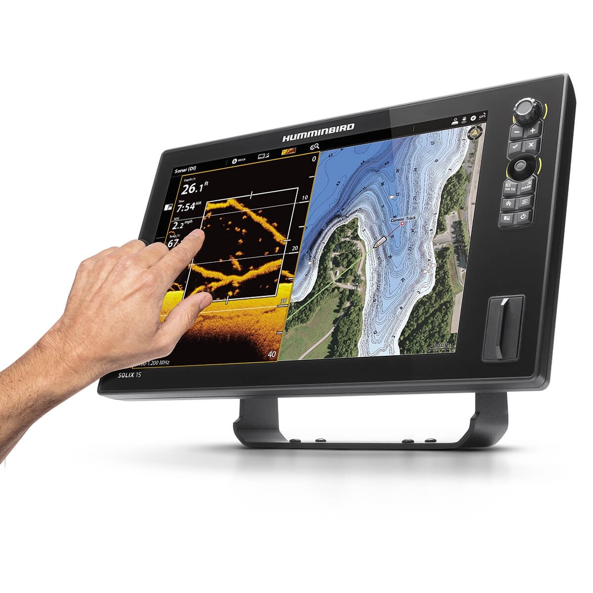 Sonar Humminbird Solix 15 Chirp Mega SI+ DI+ Chirp 2D Gps G3