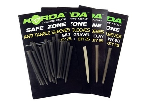 Conuri antitangle Korda Hooklink Sleeves, Clay, 25buc/plic