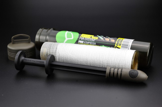 Kit plasă solubilă + tijă compresie Korda Boilie Funnel Web Pva System, 7m