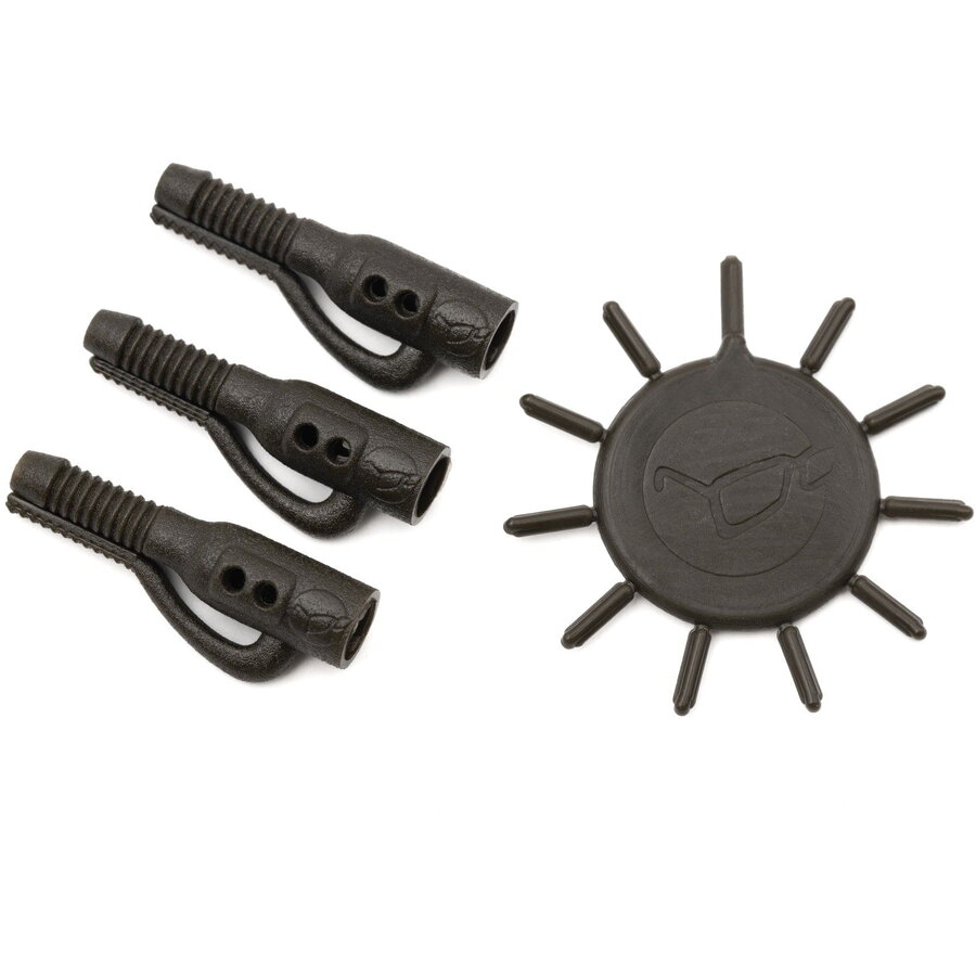 Clips pentru montură cu plumb pierdut Korda Multi Lead Clip, Weed/Silt, 10buc/plic