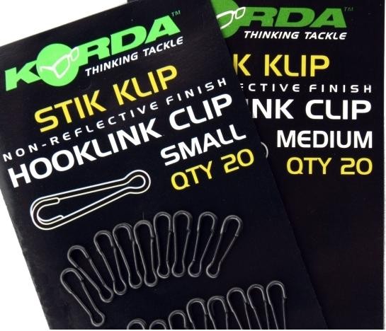 Agrafă Korda Hooklink Stik Klip, Medium, 20buc/plic