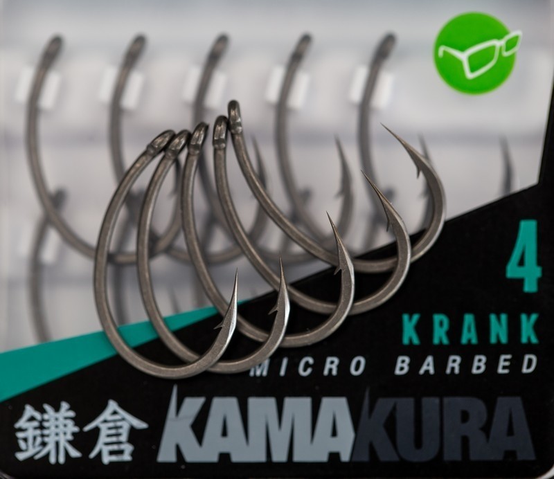 Cârlige Korda Kamakura Krank Micro Barbed, Nr.2, 10buc/cutie