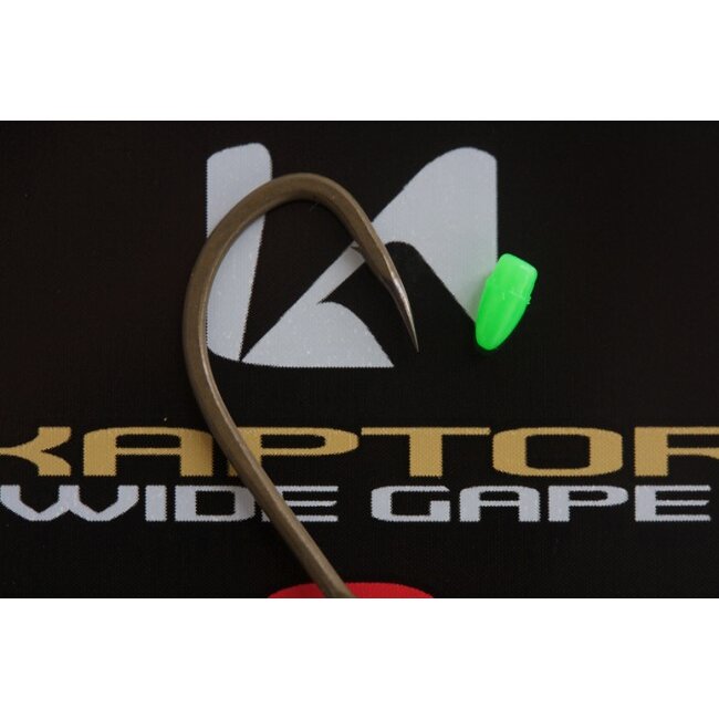 Cârlige Korda Kaptor Wide Gape Barbed, Gravel, Nr.12, 10buc/plic