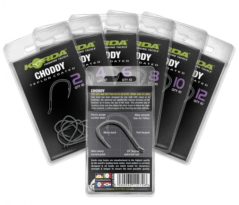 Cârlige Korda Choddy Micro Barbed, Nr.12, 10buc/plic