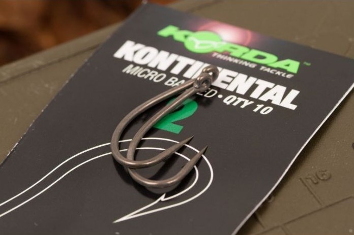 Cârlige Korda Kontinental Micro Barbed, Nr.10, 10buc/plic