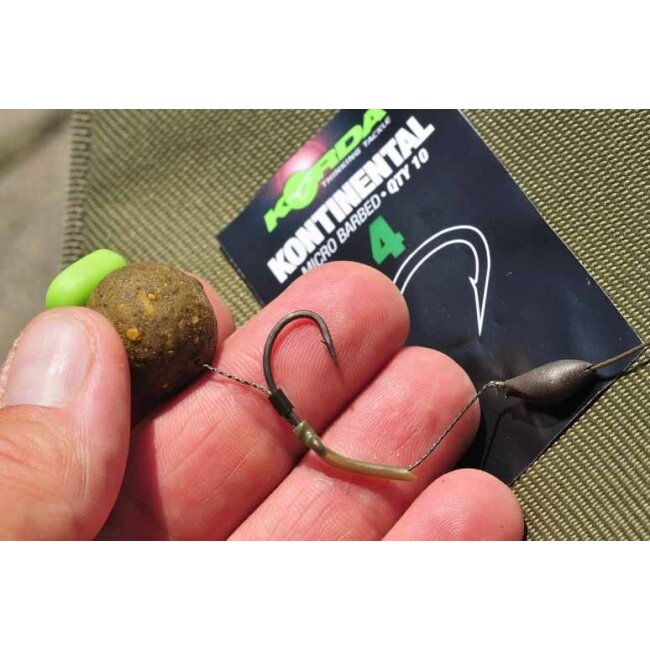 Cârlige Korda Kontinental Micro Barbed, Nr.10, 10buc/plic